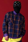 ROLLING CRADLE (ローリングクレイドル) BIG CHECK SHIRT / NAVY