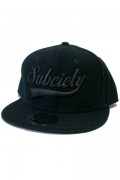 Subciety SNAP BACK CAP-GLORIOUS- - BLACK/BLACK