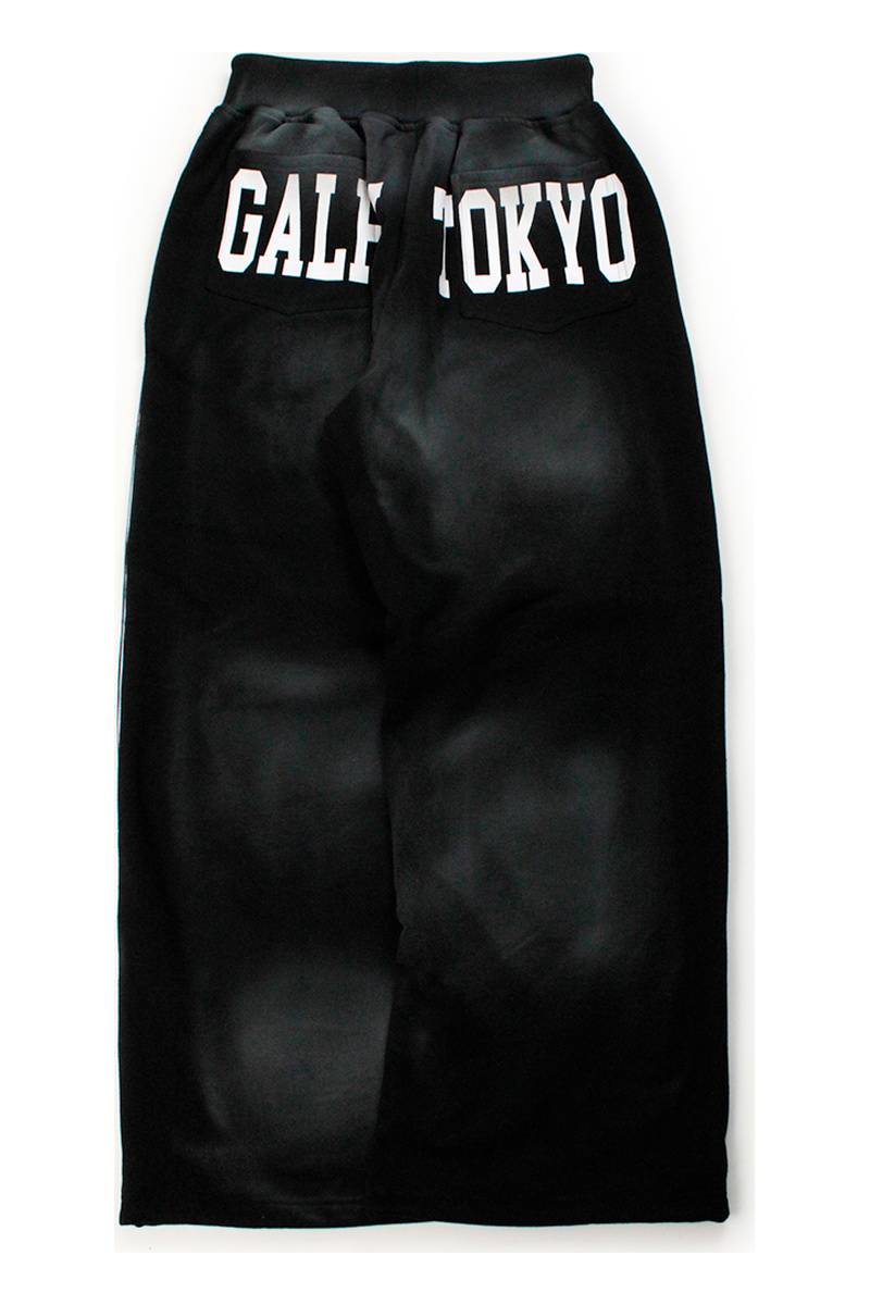 【予約商品】GALFY（ガルフィー）全力汚し部SWTパンツ - BLACK