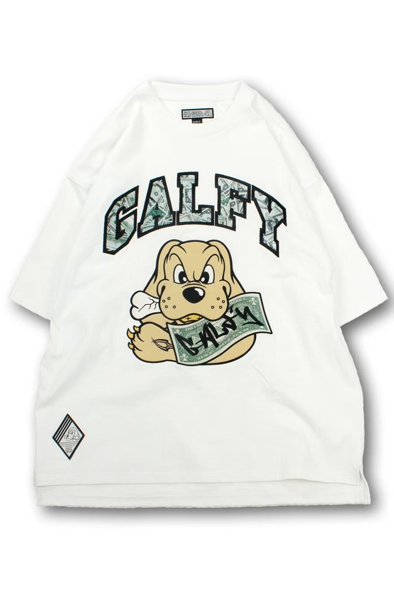 GALFY(ガルフィー) ガル札 Tee WHITE / ロックファッション
