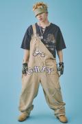 GALFY(ガルフィー) 石ちゃんオーバーオール BEIGE