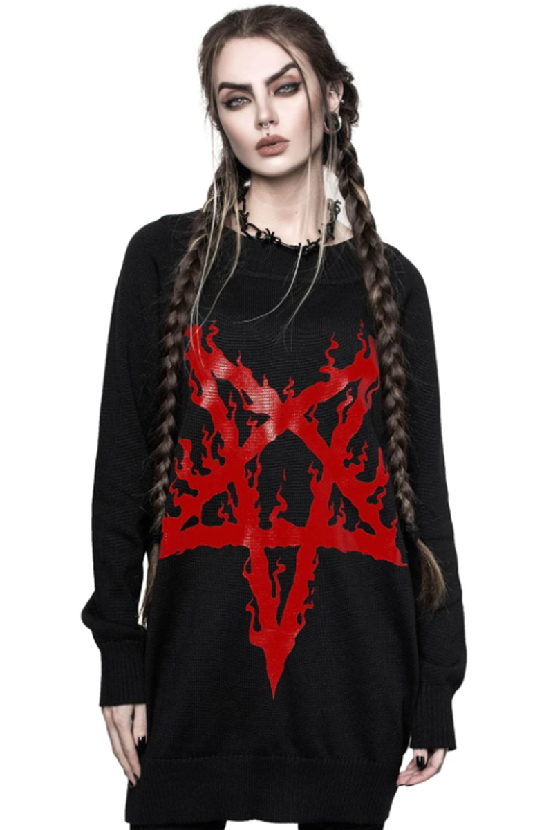 KILL STAR CLOTHING Bloodpact Knit Sweater