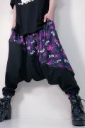 NieR (ニーア) 2WAY SARROUEL PANTS【切替ASYMMETRY】PURPLE BEAT