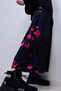 NieR (ニーア) 7分丈SIDE BELT WIDE PANTS【Butterfly】