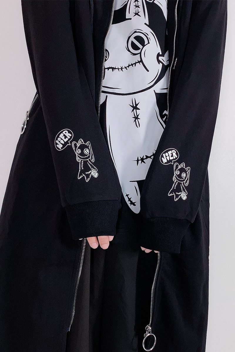 ロックファッション、バンドグッズのGEKIROCK CLOTHING / NieR 3ZIP LONG LENGTH OUTER