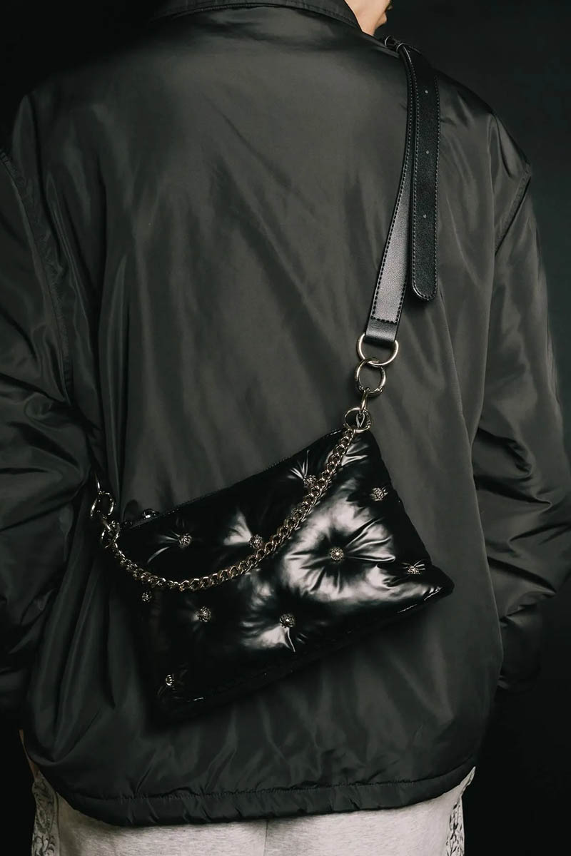 Subciety (サブサエティ) Padded shoulder bag - Black