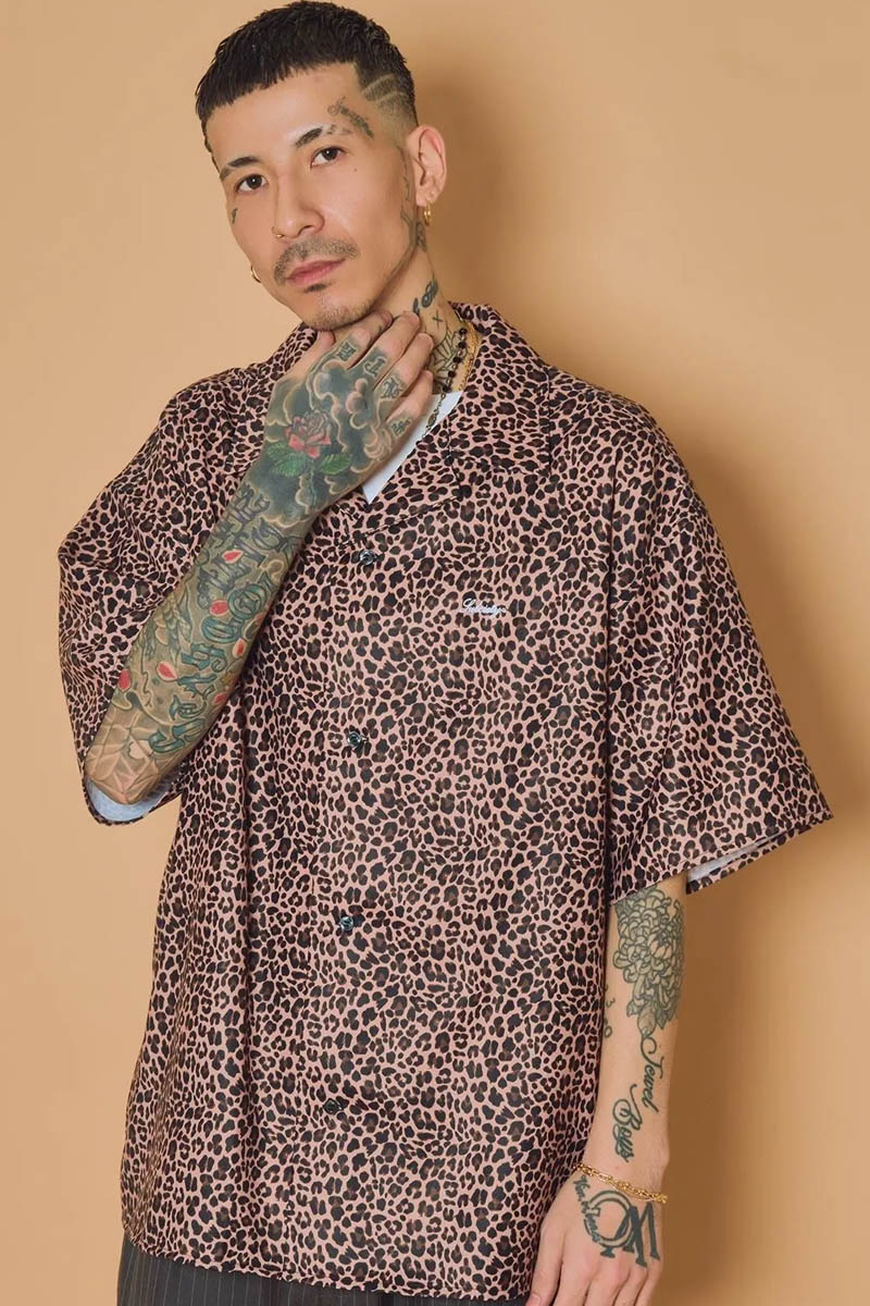 Subciety (サブサエティ) Essential open collar shirt - D