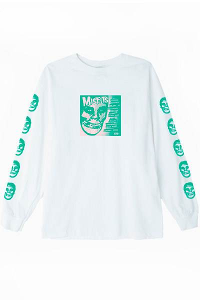 OBEY x Misfits 7'' Cover Basic Tee WHITE