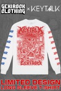 【ゲキクロ限定】KEYTALK × ゲキクロ スペシャル・コラボ LS Tシャツ 2018 WHITE / RED