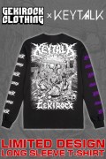 【ゲキクロ限定】KEYTALK × ゲキクロ スペシャル・コラボ LS Tシャツ 2018 BLACK / PURPLE