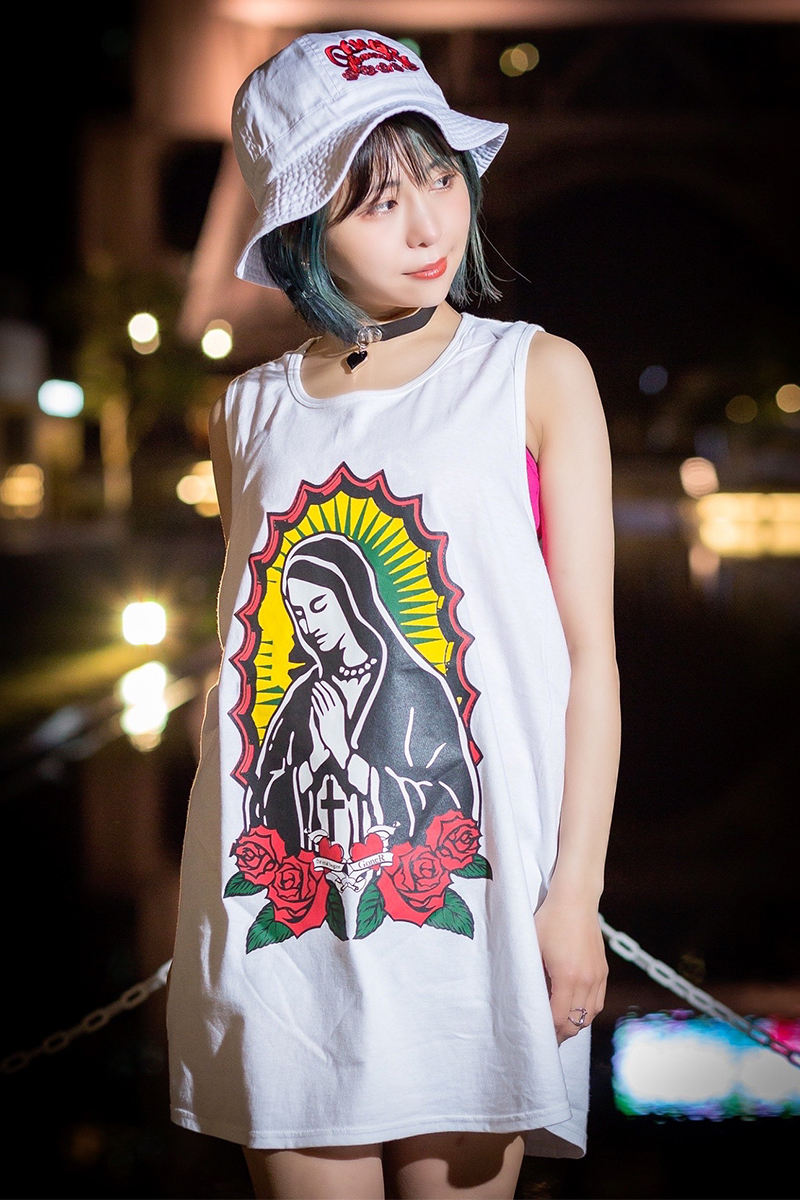 GoneR (ゴナー) GR33TK001 Rose Maria Tank-Top White