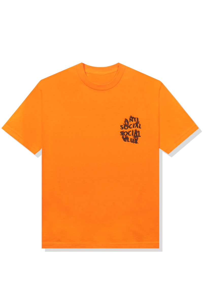 Anti Social Social Club The Notebook Orange Tee T GEKIROCK CLOTHING