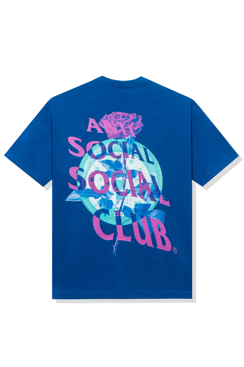 Anti Social Social Club Out Of Time Blue Tee