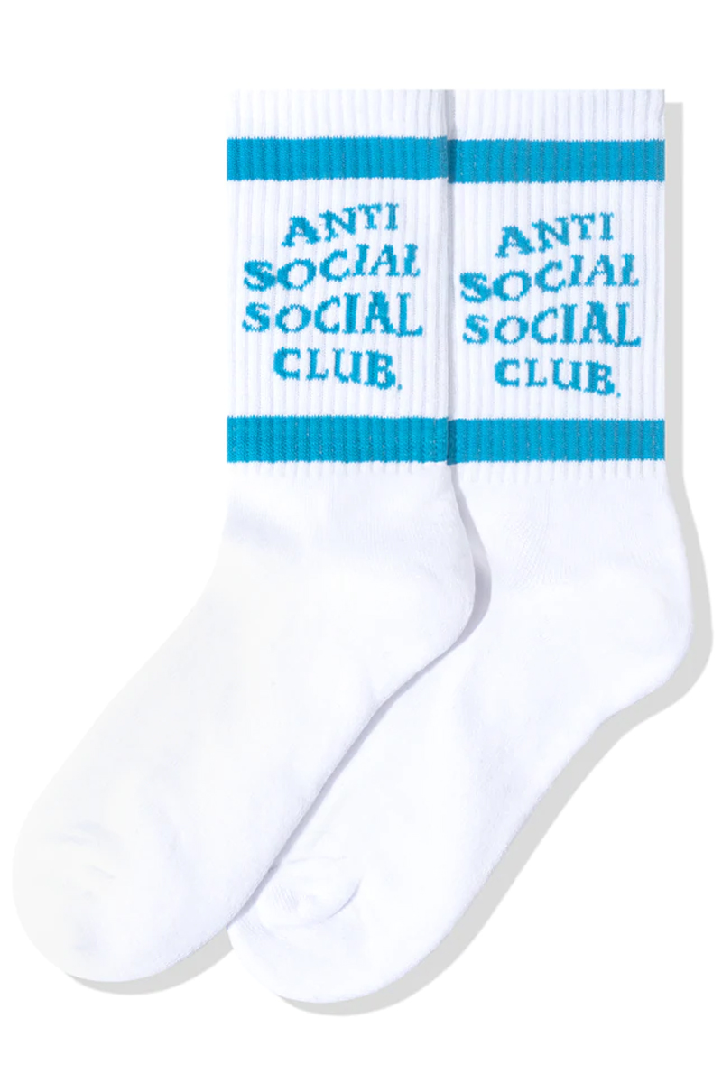 Anti Social Social Club Down The Tube Blue/White Socks