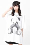 TRAVAS TOKYO【トラバストーキョー】Furry panda BIG Tee ホワイト