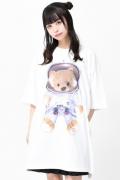 【予約商品】TRAVAS TOKYO【トラバストーキョー】Spacesuit Bear BIG Tee ホワイト