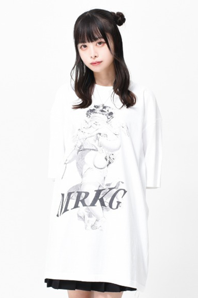 TRAVAS TOKYO【トラバストーキョー】Blindfold BIG Tee ホワイト