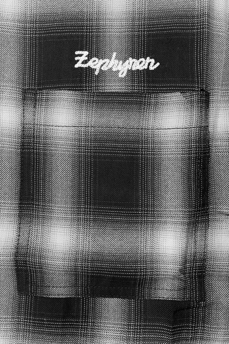 Zephyren(ゼファレン) LONG SHIRT S/S - Resolve - BLACK CHECK