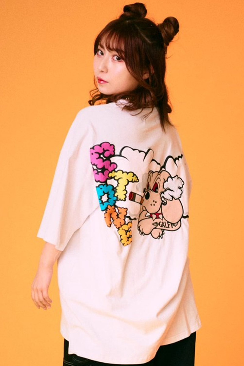 GALFY (ガルフィー)　モクモク Tee　WHITE