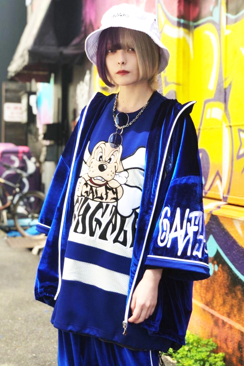 ロックファッション バンドグッズのgekirock Clothing Galfy ガルフィー カラーギャング Setup 青ギャン ロックファッション バンドグッズのgekirock Clothing Galfy ガルフィー カラーギャング Setup 青ギャン