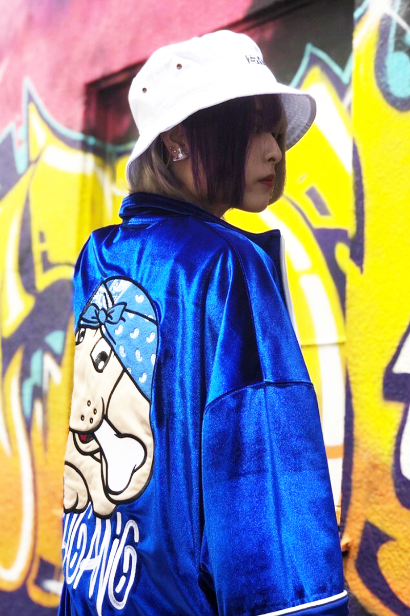 ロックファッション、バンドグッズのGEKIROCK CLOTHING / GALFY (ガルフィー) カラーギャング SETUP 青ギャン