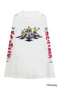 KEYTALK【Disney】ロングスリーブTシャツ (ステージ) WHITE