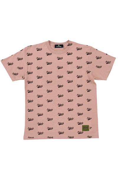 Subciety PATTERNED TEE S/S -GLORIOUS- PINK