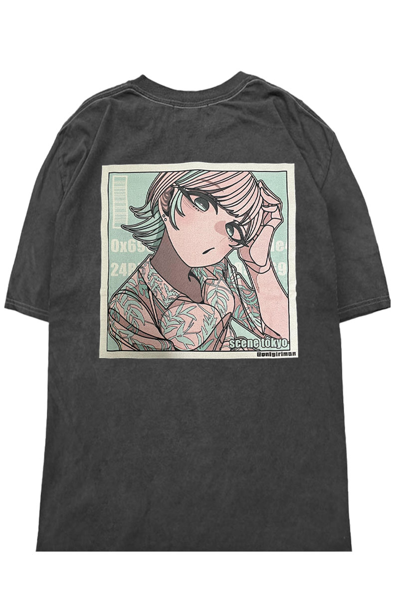 SCENE TOKYO (シーントウキョウ) aloha girl Tee BLACK
