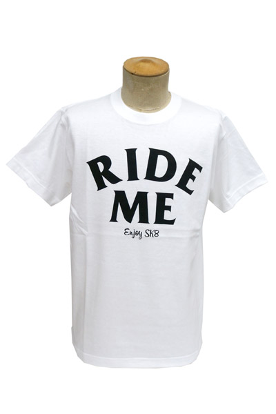 RideMe enjoy Logo TEE WHITE