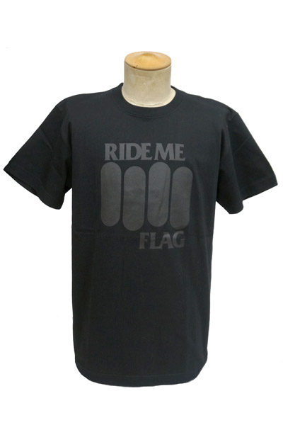RideMe FLAG Tee BLACK BLACK