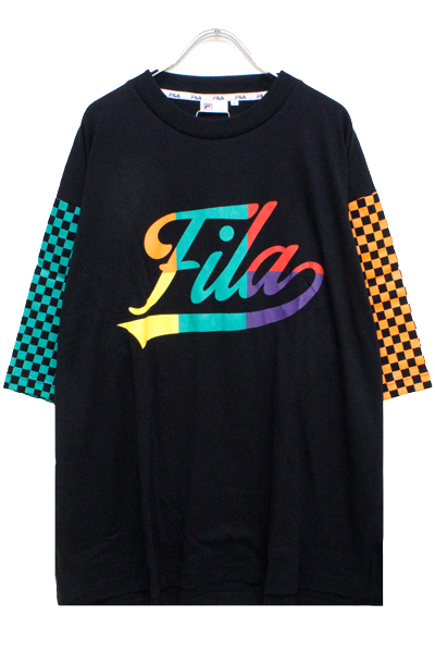 FILA FM9608 Graphic T-shirt BLACK