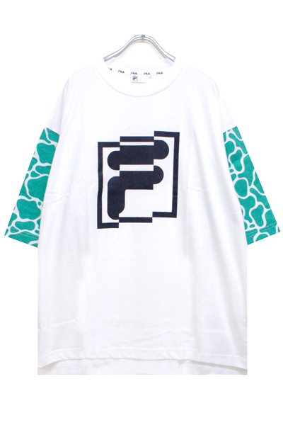 FILA FM9614 Graphic T-shirt WHITE