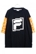 FILA FM9614 Graphic T-shirt BLACK