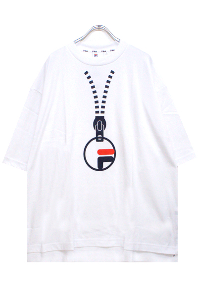 FILA FM9611 Graphic T-shirt WHITE