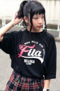 FILA FM9612 Graphic T-shirt BLACK