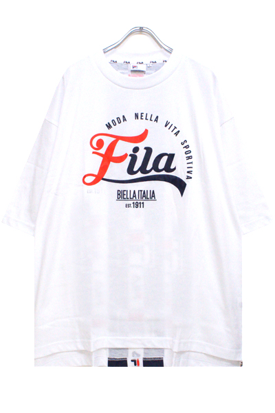 FILA FM9612 Graphic T-shirt WHITE