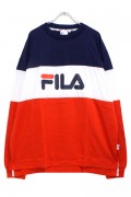 FILA FM9618 Graphic LS T-shirt RED