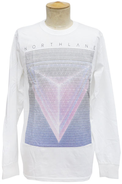 NORTHLANE Prism White - Long Sleeve Shirt