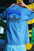 BAD BOY (バッドボーイ) PARODY LOGO PRINT TEE L.BLUE