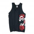 GoneR Rose Logo Tank-Top Black/Red