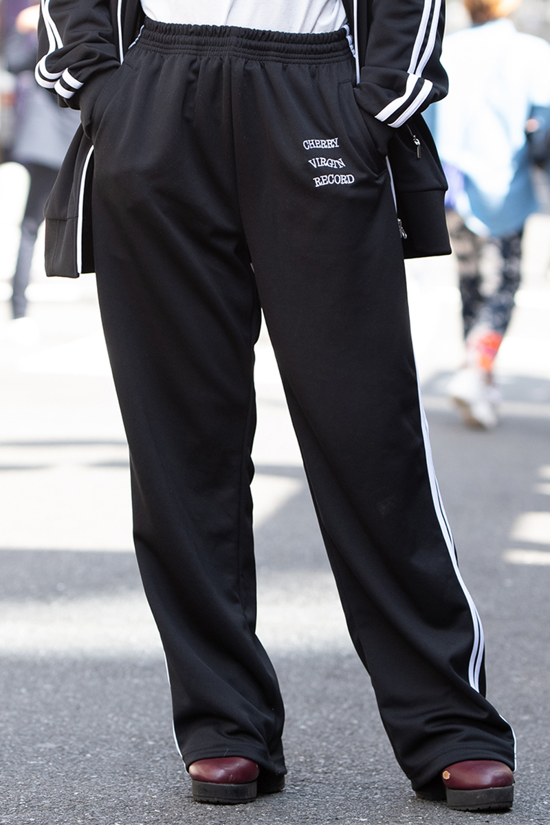 東京初期衝動×GEKIROCK CLOTHINGコラボ・ジャージ・パンツ BLACK