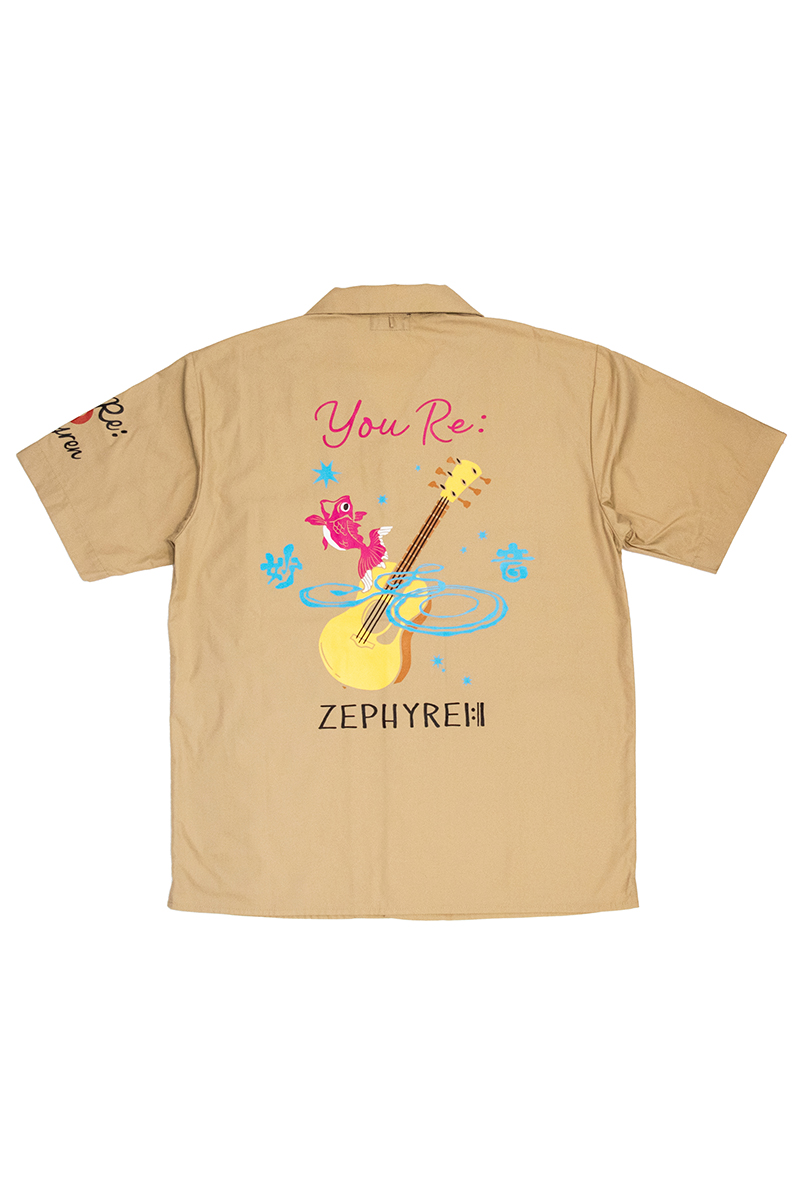 【予約商品】優里xZEPHYREN-BETELGEUSE- S/S SHIRT BEIGE