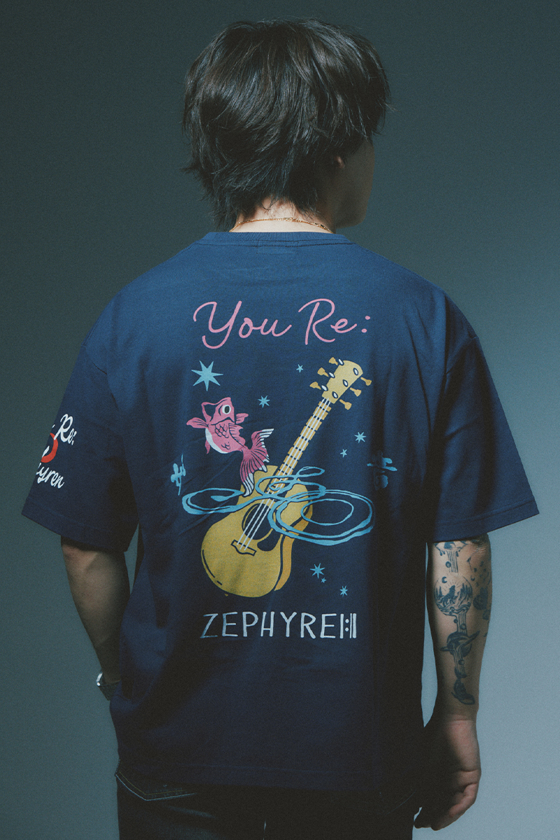 予約商品】優里xZEPHYREN-BETELGEUSE- S/S TEE NAVY / ロック 予約商品】優里xZEPHYREN-BETELGEUSE- S/S TEE NAVY / ロック
