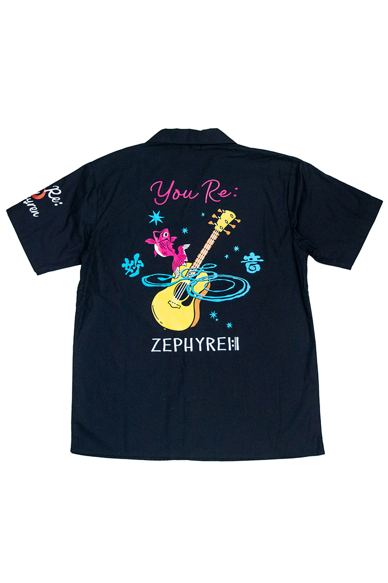 【予約商品】優里xZEPHYREN-BETELGEUSE- S/S SHIRT NAVY