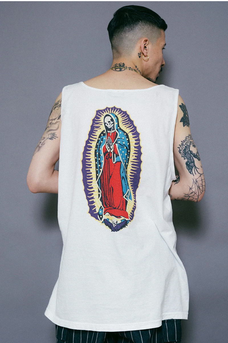 Subciety(サブサエティ) PIGMENT MARIA TANKTOP WHITE