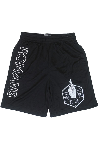 WE CAME AS ROMANS Hope Finger Black - Mesh Shorts