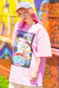 MISHKA SPOOKY CREW TEE PINK