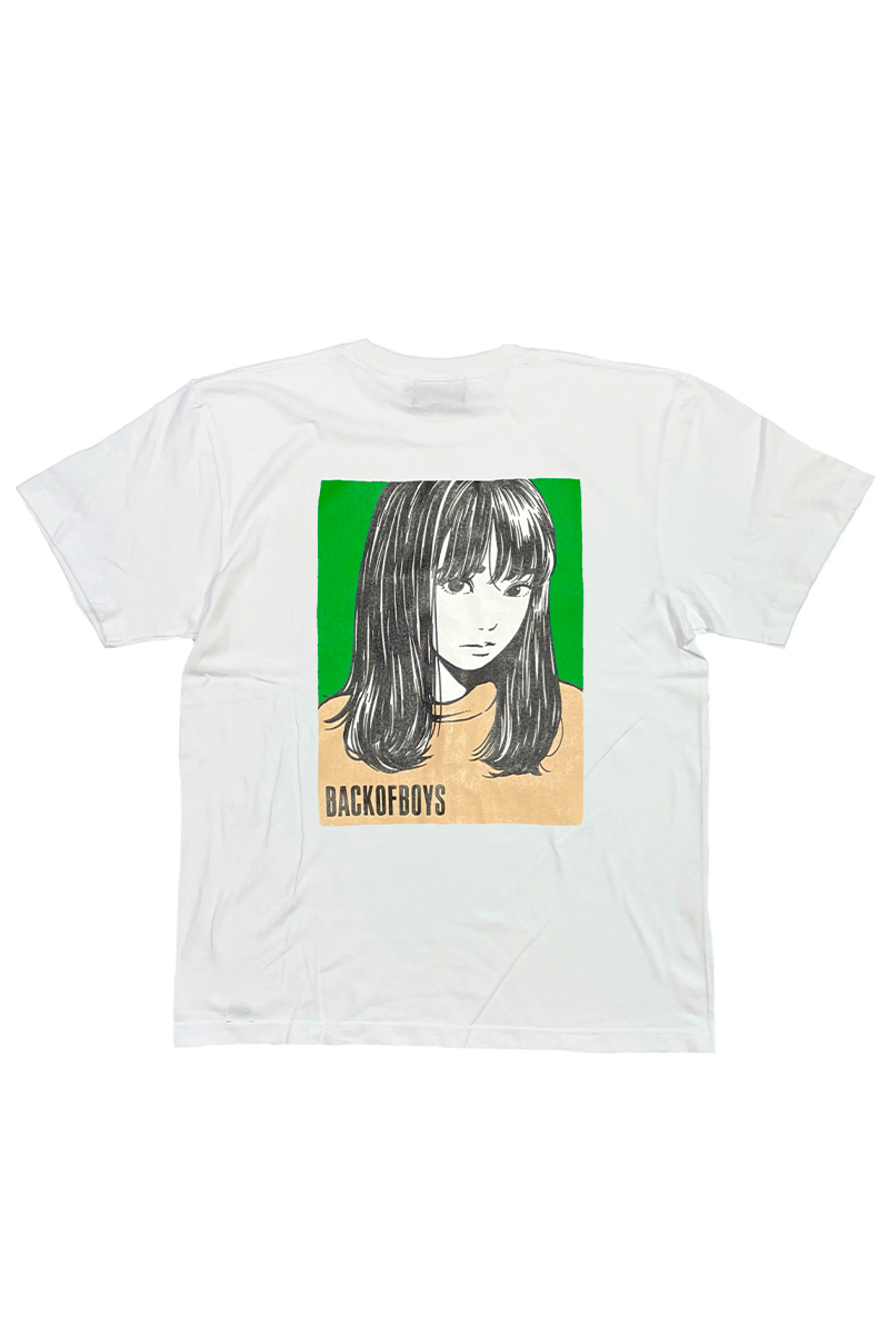 TheBackOfBoys(ザバックオブボーイズ) CUTE GIRL TYPE1 TEE WHITE