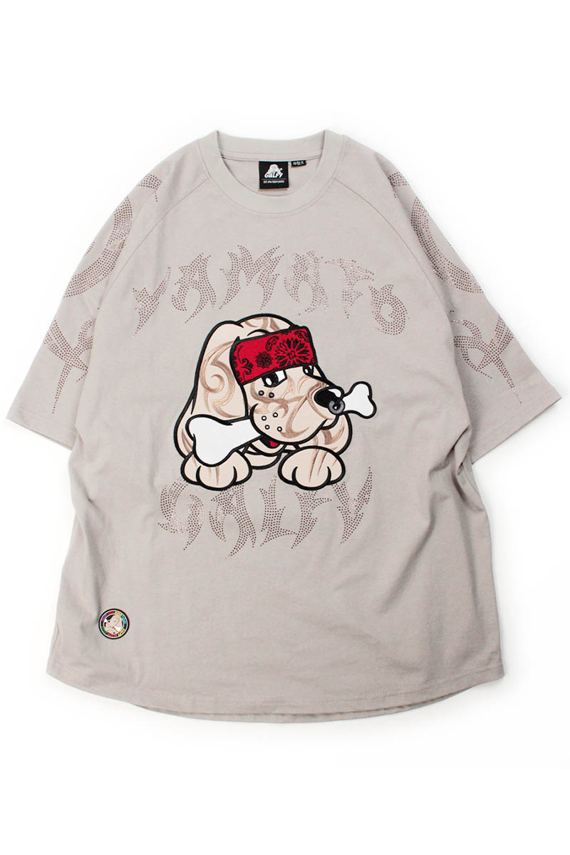 【予約商品】GALFY (ガルフィー) ピカピカ族Tシャツ - Greige