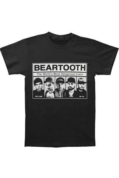 BEARTOOTH Dangerous Dudes Black - T-Shirt